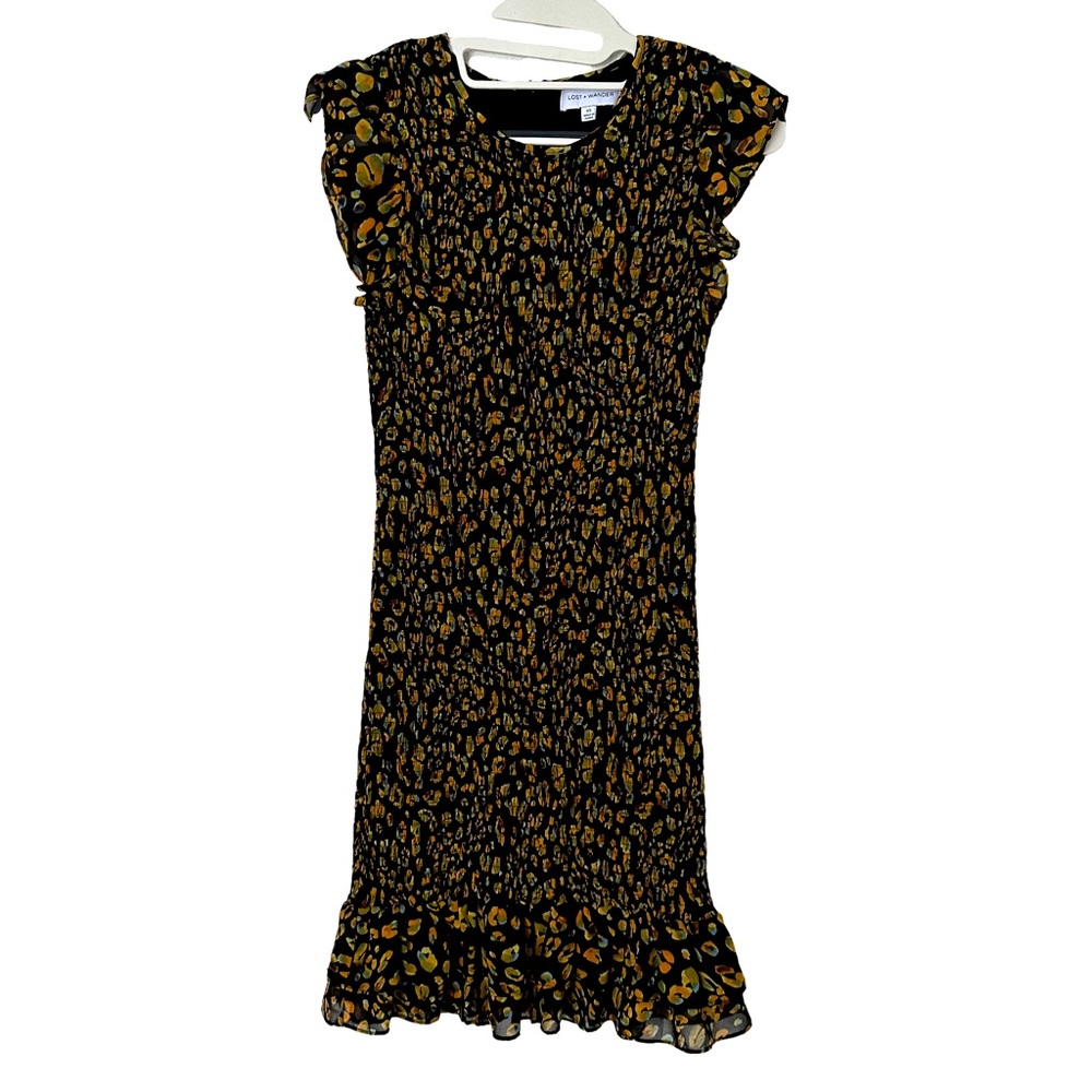 Lost + Wander Dance All‎ Night seersucker Mini Dress XS